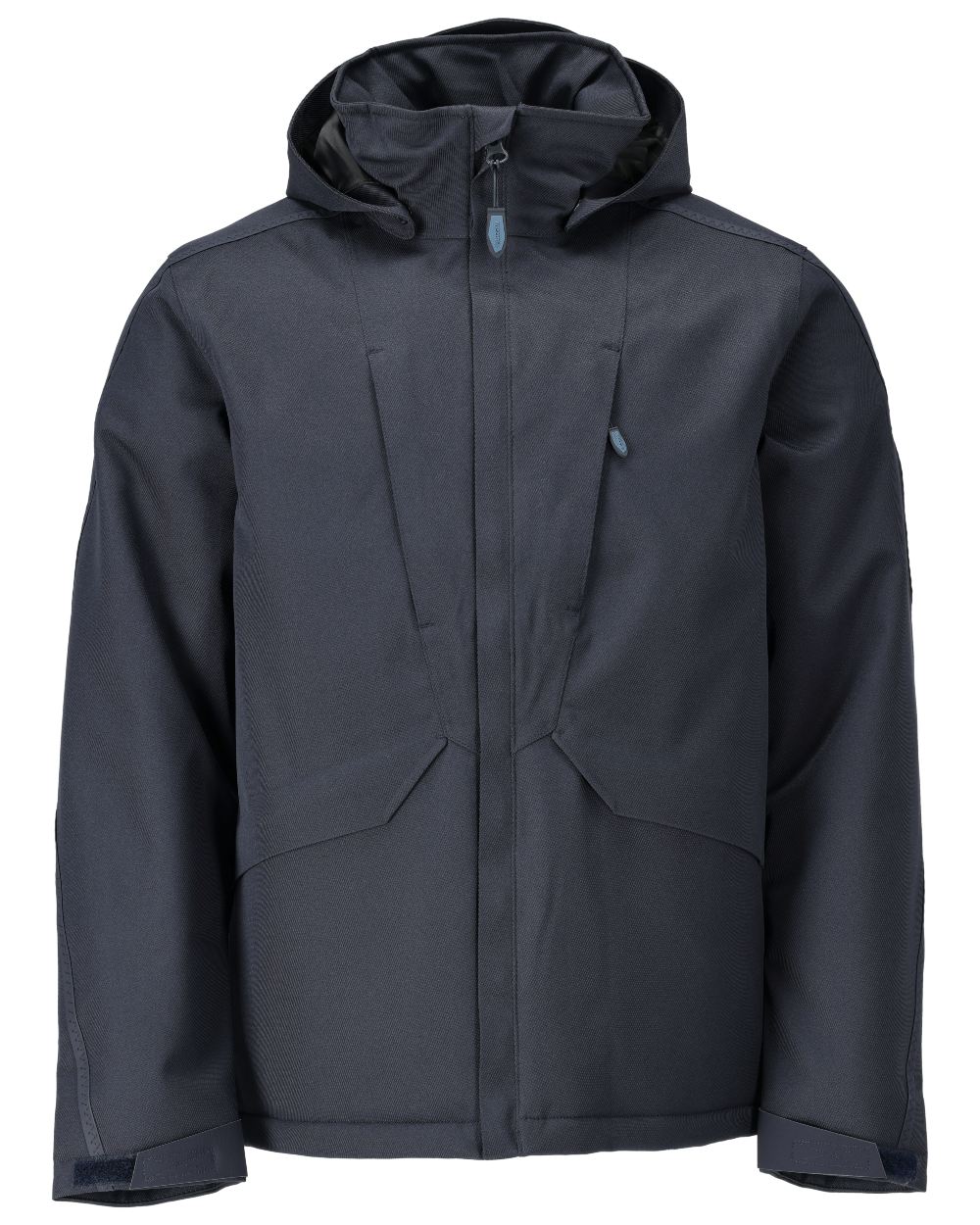 Dark Navy Coloured Mascot Workwear Mens Customized Waterproof Winter Jacket on white background 