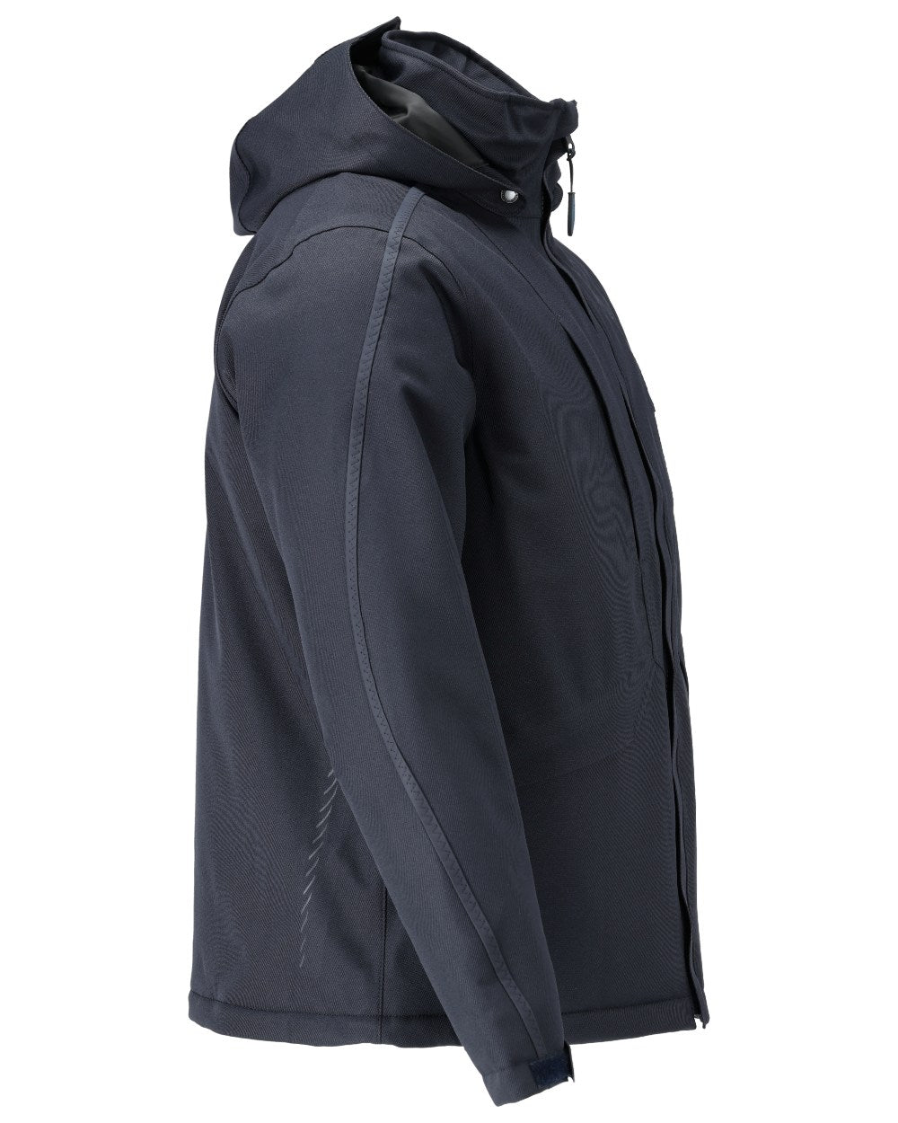 Dark Navy Coloured Mascot Workwear Mens Customized Waterproof Winter Jacket on white background 