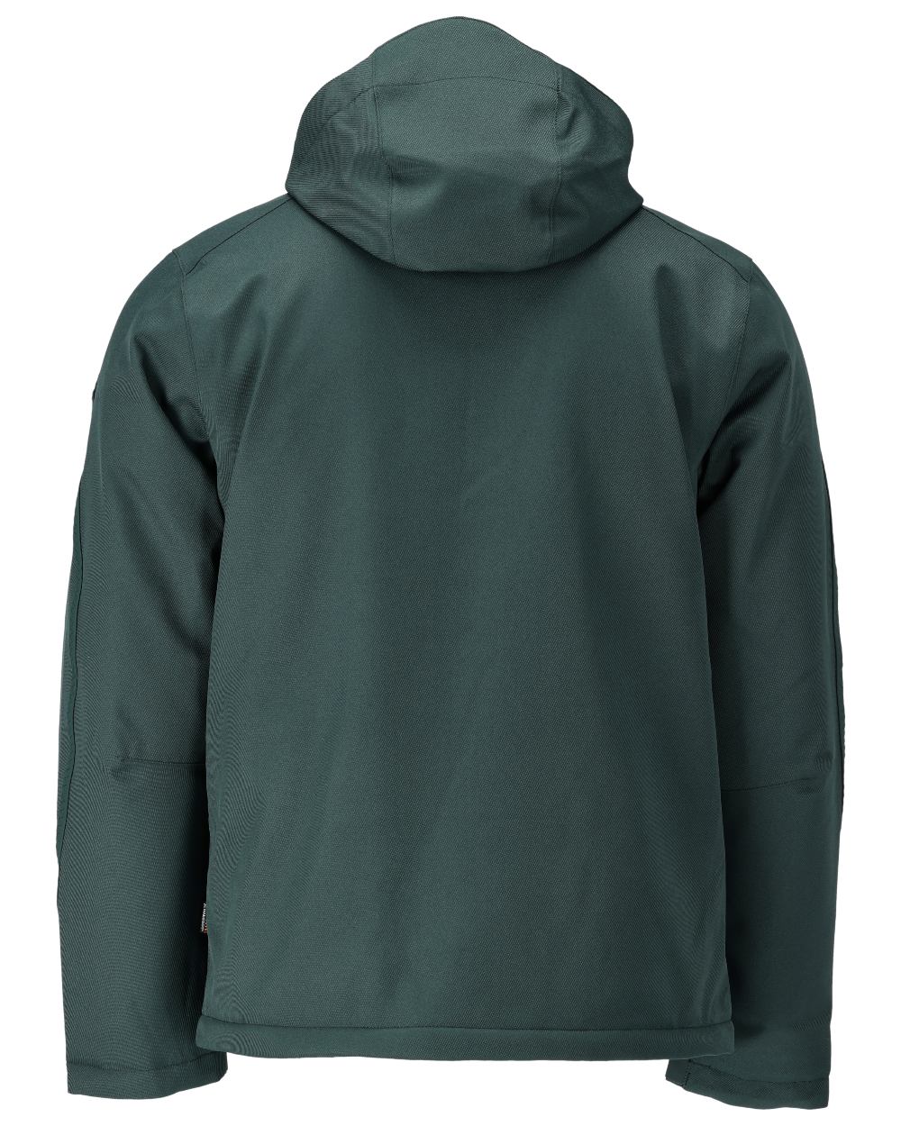 Forest Green Coloured Mascot Workwear Mens Customized Waterproof Winter Jacket on white background 