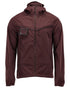 Bordeaux Coloured Mascot Workwear Mens Customized Windproof Jacket on white background 