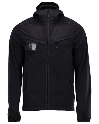 Dark Navy Coloured Mascot Workwear Mens Customized Windproof Jacket on white background 