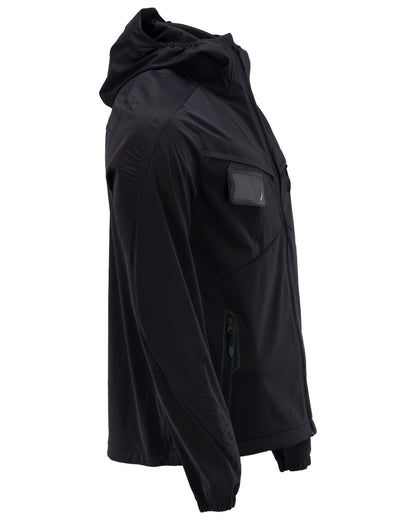 Dark Navy Coloured Mascot Workwear Mens Customized Windproof Jacket on white background 