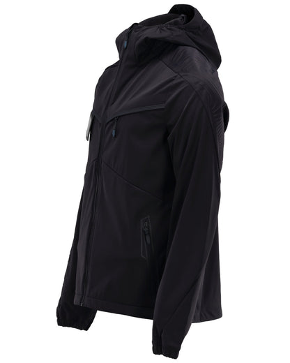 Dark Navy Coloured Mascot Workwear Mens Customized Windproof Jacket on white background 