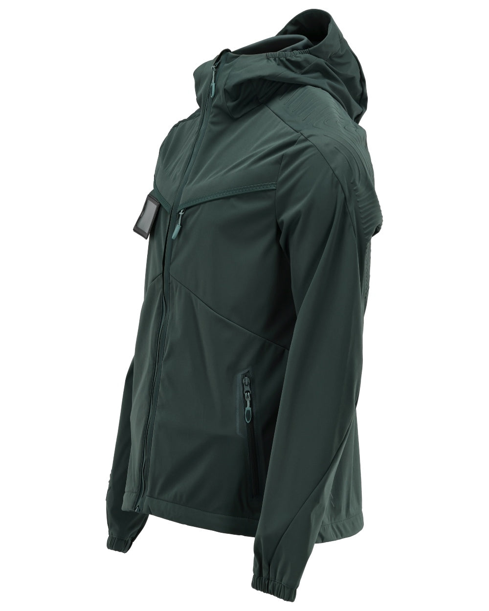 Forest Green Coloured Mascot Workwear Mens Customized Windproof Jacket on white background 