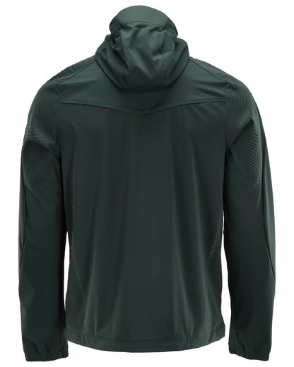 Forest Green Coloured Mascot Workwear Mens Customized Windproof Jacket on white background 