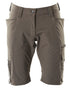 Dark Anthracite Coloured Mascot Workwear Womens Accelerate Diamond Fit Shorts on white background 
