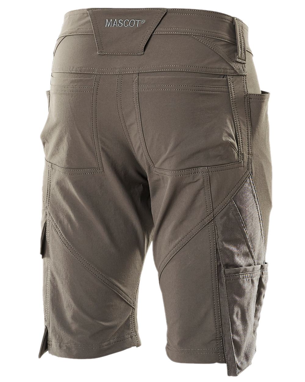 Dark Anthracite Coloured Mascot Workwear Womens Accelerate Diamond Fit Shorts on white background 