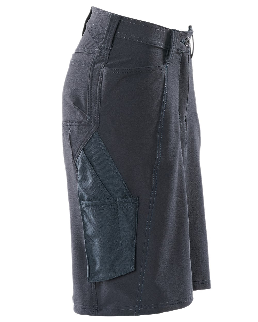Dark Navy Coloured Mascot Workwear Womens Accelerate Diamond Fit Skirt on white background 