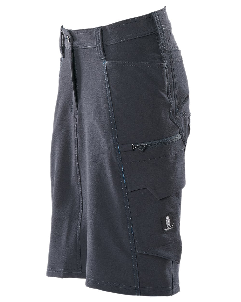 Dark Navy Coloured Mascot Workwear Womens Accelerate Diamond Fit Skirt on white background 