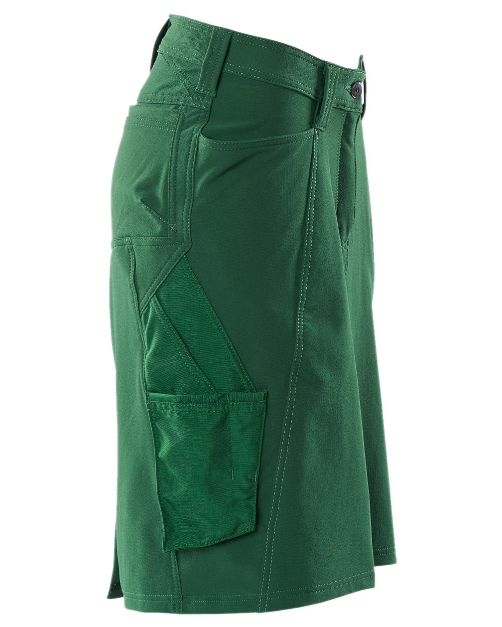 Green Coloured Mascot Workwear Womens Accelerate Diamond Fit Skirt on white background 