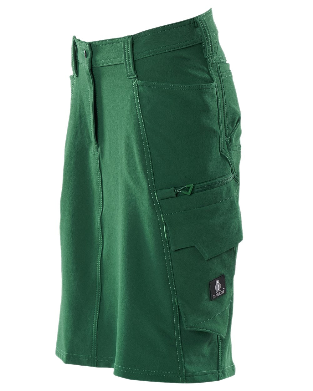 Green Coloured Mascot Workwear Womens Accelerate Diamond Fit Skirt on white background 