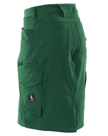 Green Coloured Mascot Workwear Womens Accelerate Diamond Fit Skirt on white background 