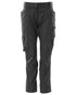 Black Coloured Mascot Workwear Womens Accelerate Extra Lightweight Trousers on white background 