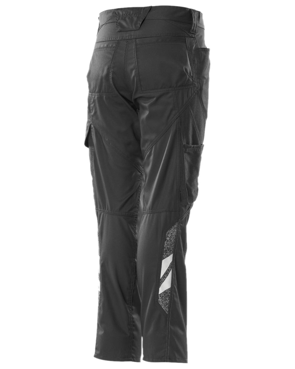 Black Coloured Mascot Workwear Womens Accelerate Extra Lightweight Trousers on white background 
