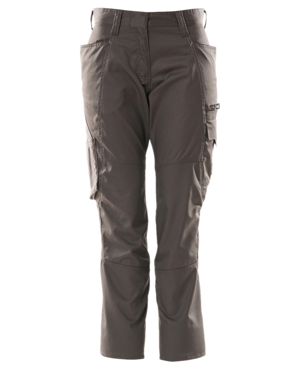 Dark Anthracite Coloured Mascot Workwear Womens Accelerate Extra Lightweight Trousers on white background 
