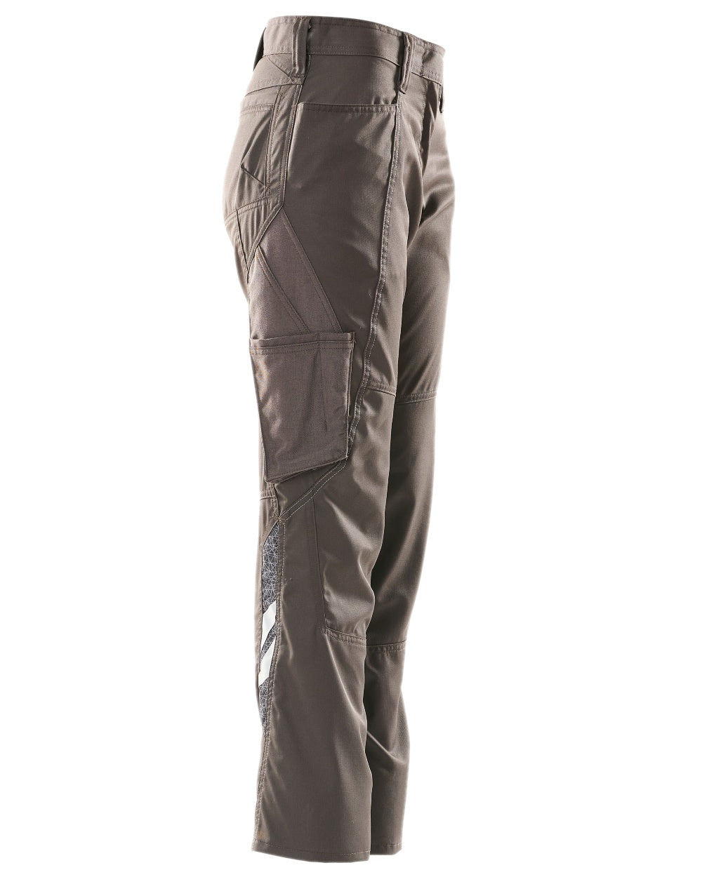 Dark Anthracite Coloured Mascot Workwear Womens Accelerate Extra Lightweight Trousers on white background 