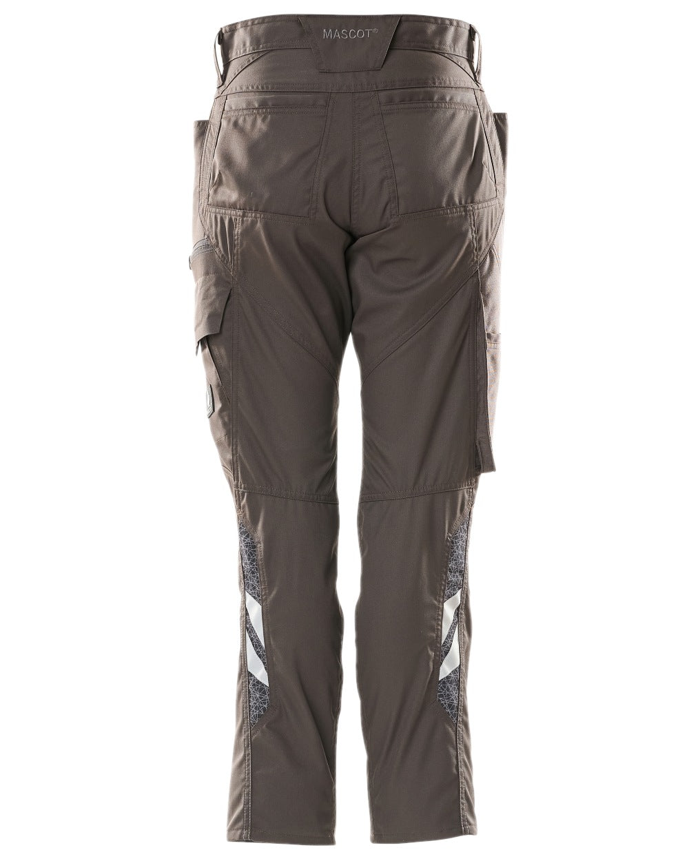 Dark Anthracite Coloured Mascot Workwear Womens Accelerate Extra Lightweight Trousers on white background 