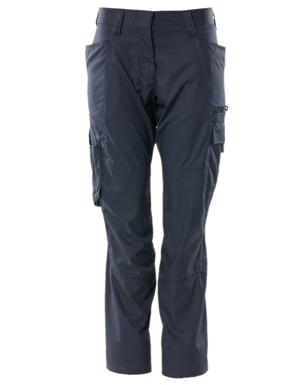 Dark Navy Coloured Mascot Workwear Womens Accelerate Extra Lightweight Trousers on white background 