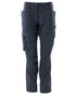 Dark Navy Coloured Mascot Workwear Womens Accelerate Extra Lightweight Trousers on white background 