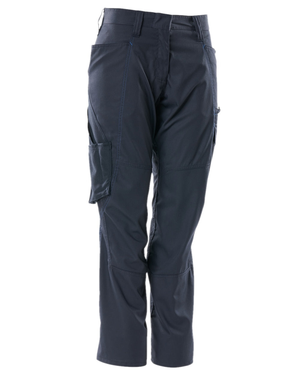 Dark Navy Coloured Mascot Workwear Womens Accelerate Extra Lightweight Trousers on white background 
