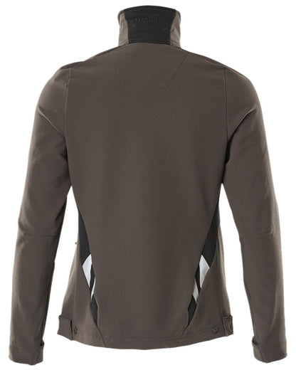 Dark Anthracite Black Coloured Mascot Workwear Womens Accelerate Jacket on white background 