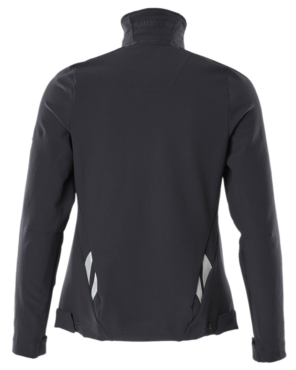 Dark Navy Coloured Mascot Workwear Womens Accelerate Jacket on white background 