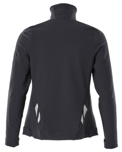 Dark Navy Coloured Mascot Workwear Womens Accelerate Jacket on white background 