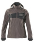 Dark Anthracite Black Coloured Mascot Workwear Womens Accelerate Lightweight Outer Shell Jacket on white background 