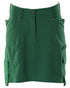 Green Coloured Mascot Workwear Womens Accelerate Lightweight Skirt on white background 