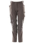 Dark Anthracite Coloured Mascot Workwear Womens Accelerate Lightweight Trousers With Kneepad Pockets on white background 