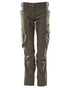 Dark Anthracite Coloured Mascot Workwear Womens Accelerate Pearl Fit Extra Lightweight Trousers on white background 