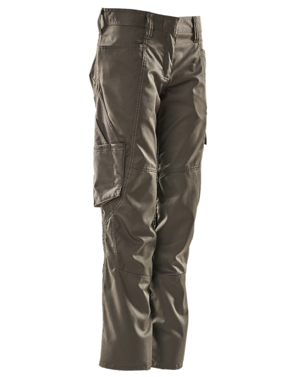 Dark Anthracite Coloured Mascot Workwear Womens Accelerate Pearl Fit Extra Lightweight Trousers on white background 
