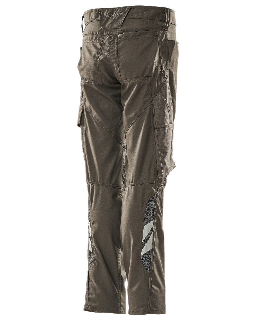 Dark Anthracite Coloured Mascot Workwear Womens Accelerate Pearl Fit Extra Lightweight Trousers on white background 