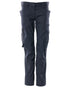 Dark Navy Coloured Mascot Workwear Womens Accelerate Pearl Fit Extra Lightweight Trousers on white background 