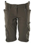 Dark Anthracite Coloured Mascot Workwear Womens Accelerate Pearl Fit Shorts on white background 