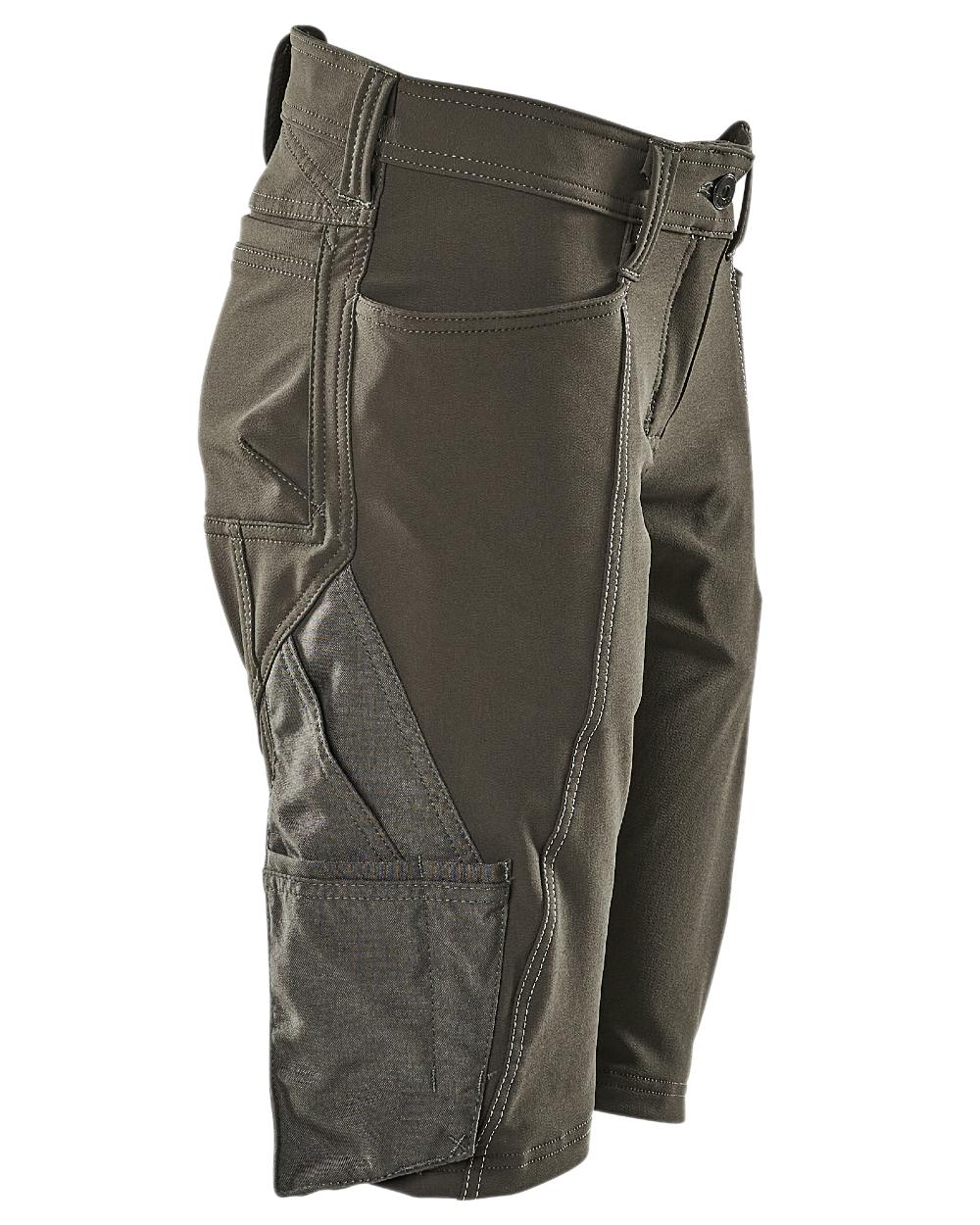 Dark Anthracite Coloured Mascot Workwear Womens Accelerate Pearl Fit Shorts on white background 