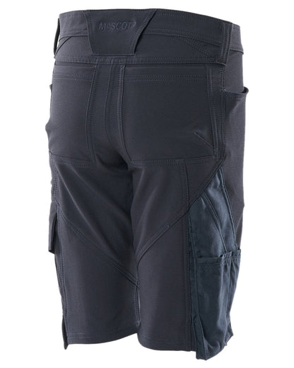 Dark Navy Coloured Mascot Workwear Womens Accelerate Pearl Fit Shorts on white background 