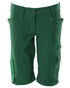 Green Coloured Mascot Workwear Womens Accelerate Pearl Fit Shorts on white background 
