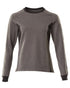 Dark Anthracite Black Coloured Mascot Workwear Womens Accelerate Sweatshirt on white background 