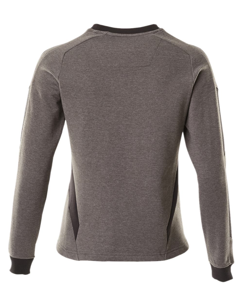Dark Anthracite Black Coloured Mascot Workwear Womens Accelerate Sweatshirt on white background 