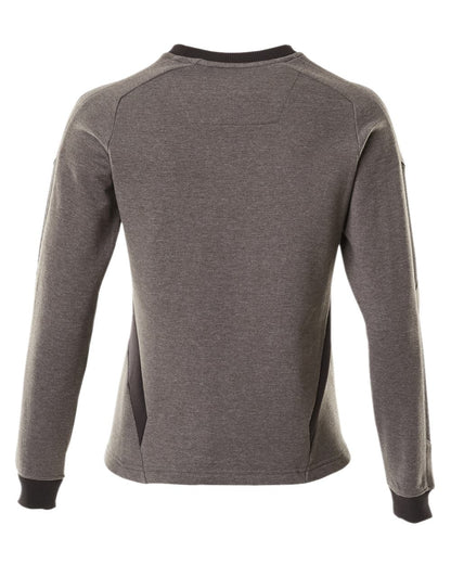 Dark Anthracite Black Coloured Mascot Workwear Womens Accelerate Sweatshirt on white background 