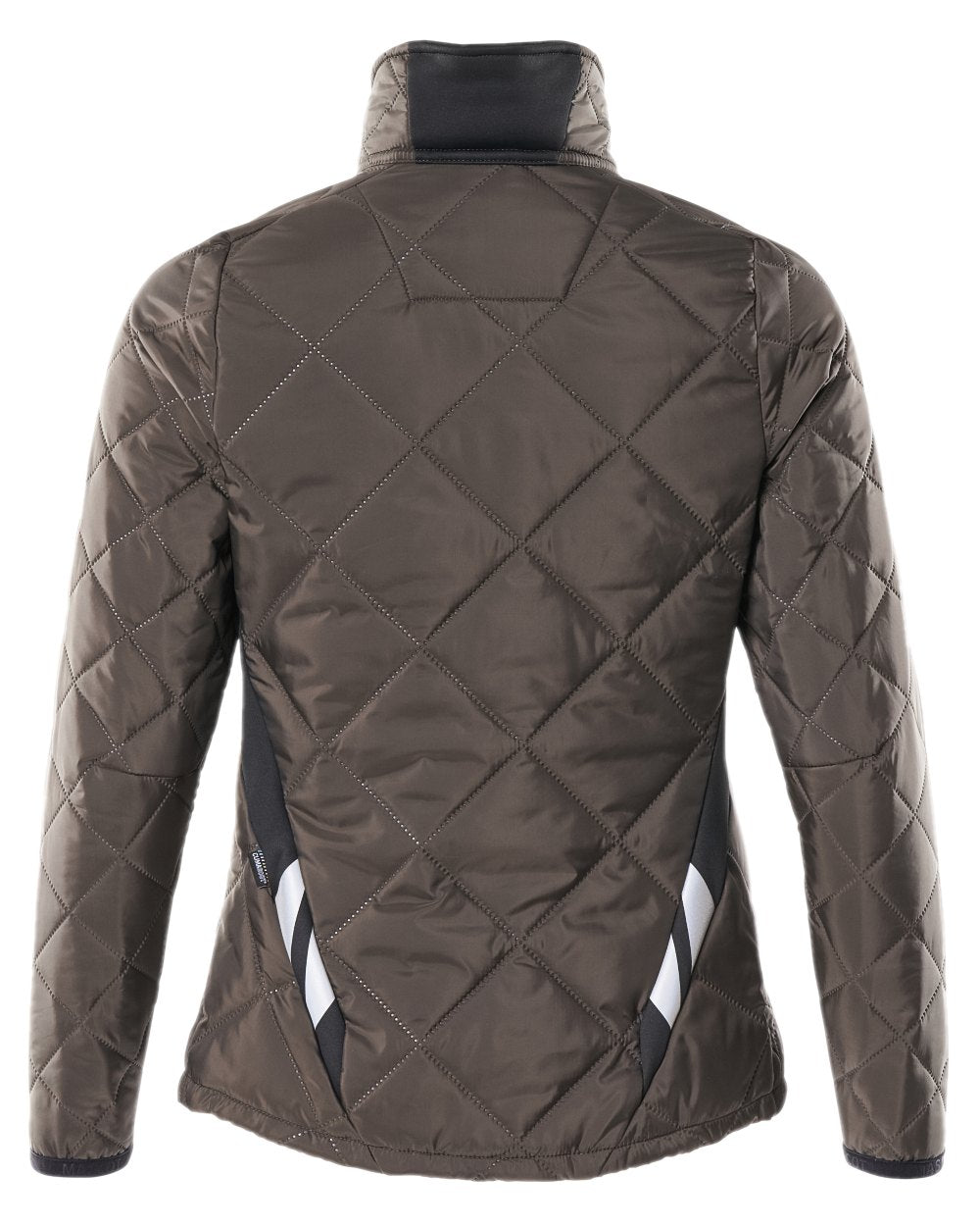 Dark Anthracite Black Coloured Mascot Workwear Womens Accelerate Thermal Jacket on white background 