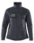 Dark Navy Coloured Mascot Workwear Womens Accelerate Thermal Jacket on white background 