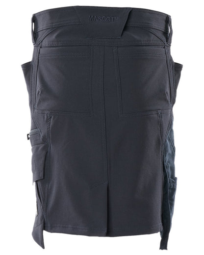 Dark Navy Coloured Mascot Workwear Womens Accelerate Ultimate Stretch Skirt on white background 