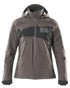 Dark Anthracite Black Coloured Mascot Workwear Womens Accelerate Waterproof Winter Jacket on white background 