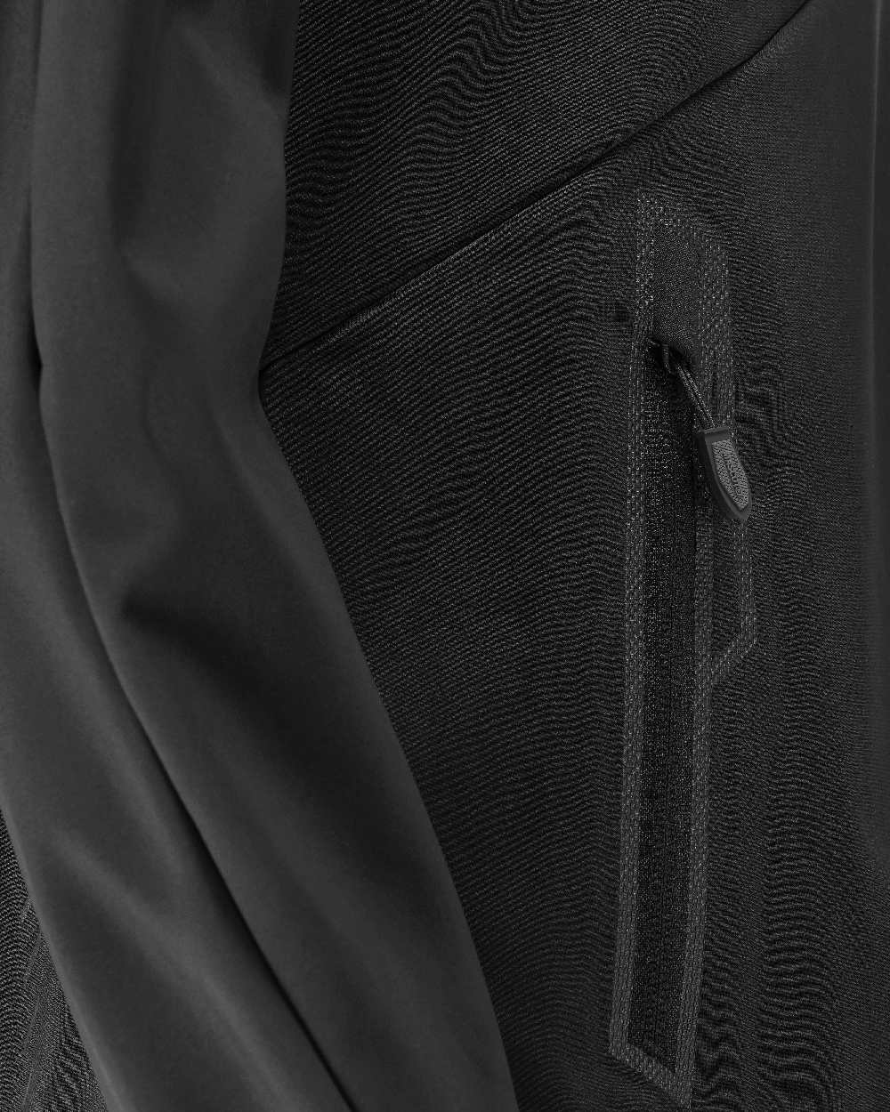 Black Coloured Mascot Workwear Womens Customized Breathable Softshell Jacket on white background 