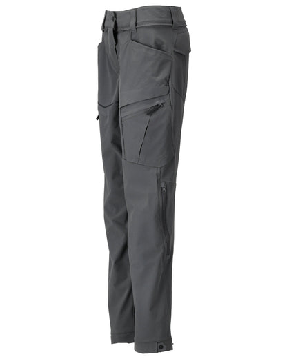 Stone Grey Coloured Mascot Workwear Womens Customized Functional Trousers on white background 