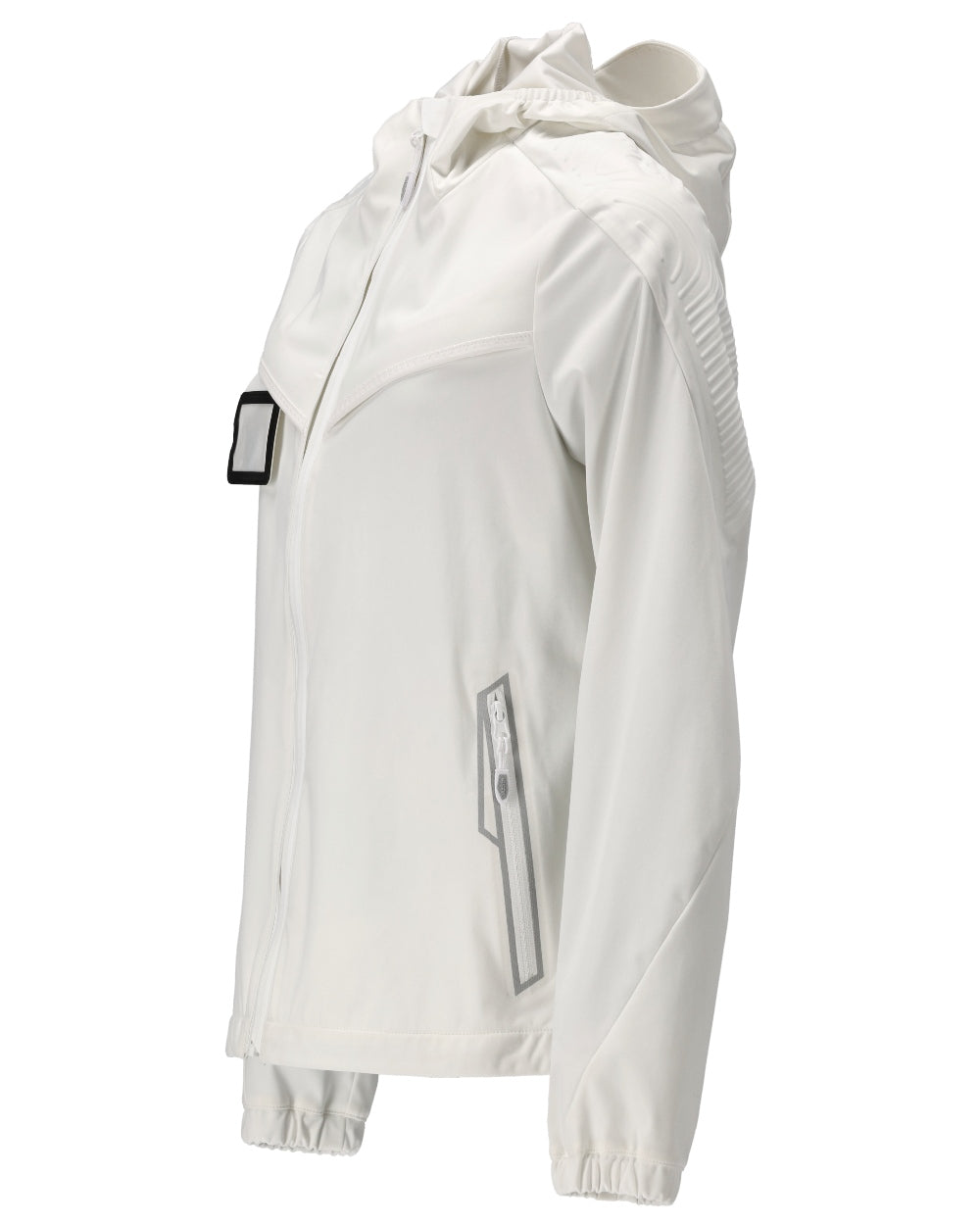 White Coloured Mascot Workwear Womens Customized Lightweight Jacket on white background 