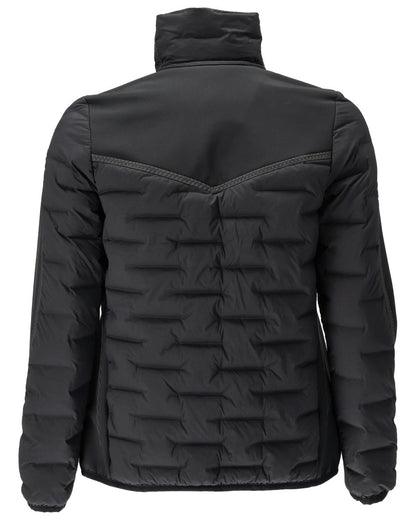 Black Coloured Mascot Workwear Womens Customized Lightweight Lining Jacket on white background 