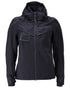 Dark Navy Coloured Mascot Workwear Womens Customized Outer Shell Jacket on white background 